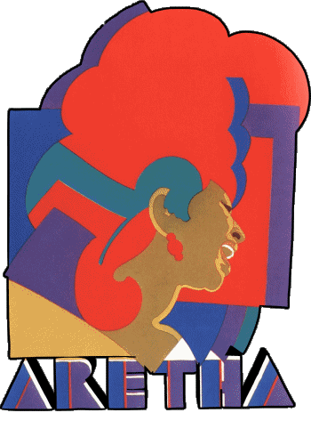 Logo Aretha Franklin Funk & Disco Música Multimedia 