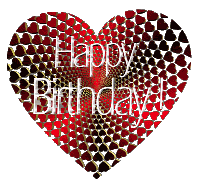 005 Heart Happy Birthday Inglés Mensajes 