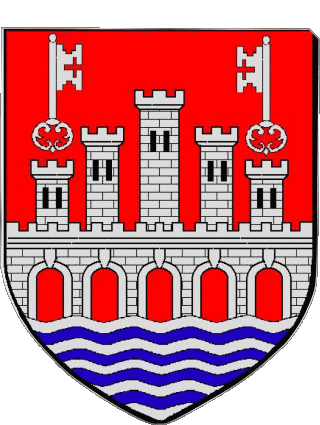 Blasone-Blasone CONDOM 32 Dipartimenti - Città Francia Bandiere 