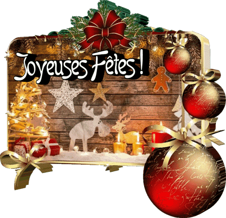 Serie 13 Joyeuses Fêtes (Noël) Français Messages 