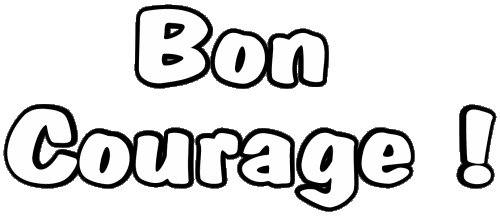 04 Bon Courage Français Messages 