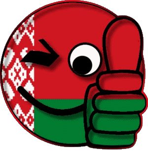 Smiley - OK Belarus Europe Flags 