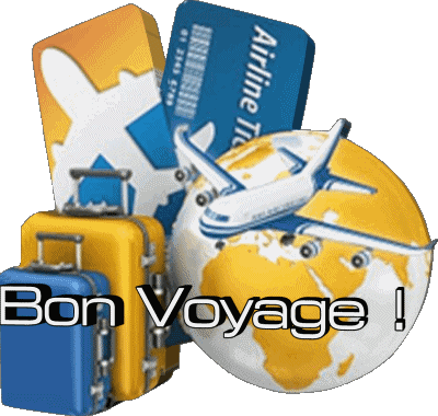 05 Sfondo trasparente Bon Voyage Francese Messagi 