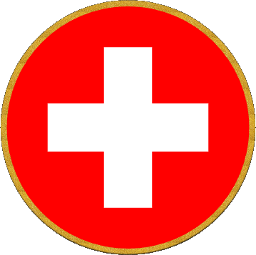 Rond Suisse Europe Drapeaux 