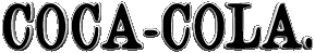 1886-1886 Coca-Cola Sodas Drinks 
