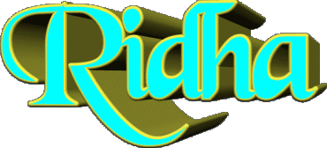 Ridha R MASCULINO - Magreb Musulmán Nombre 