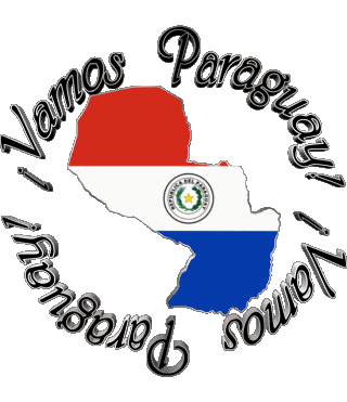 Bandera Vamos Paraguay Español Mensajes 