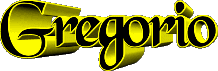 Gregorio G MASCULINO - Italia Nombre 