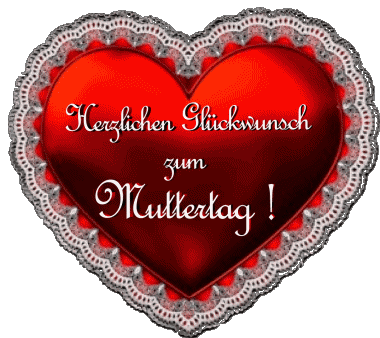 014 Herzlichen Glückwunsch zum Muttertag Tedesco Messagi 