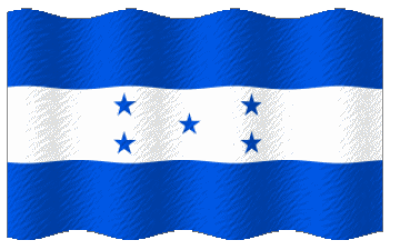 Ondulation Honduras Amériques Drapeaux 