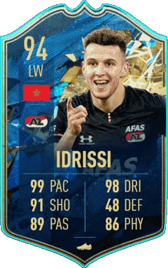 Oussama Idrissi Marruecos F I F A - Jugadores  cartas Vídeo Juegos Multimedia 