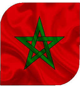 Carré Maroc Afrique Drapeaux 