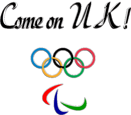 Olympic Games Come on United-Kingdom Inglese Messagi 