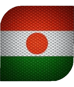 Quadrato Niger Africa Bandiere 