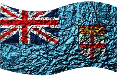 Rectángulo Fiyi Oceanía Banderas 