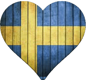 Corazón Gamuza Europa Banderas 