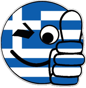 Smiley - OK Grèce Europe Drapeaux 