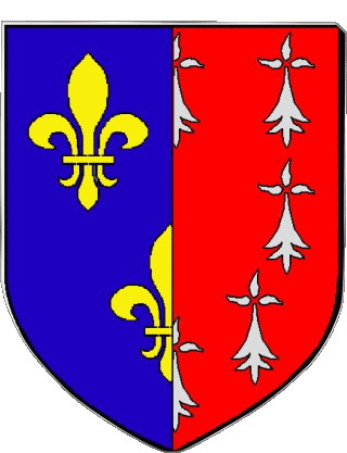 SAINT SEVER 40 Abteilungen - Städte Frankreich Fahnen 