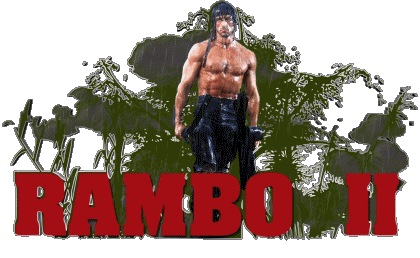 Logo First blood part 2 Rambo Movies International Multi Media 