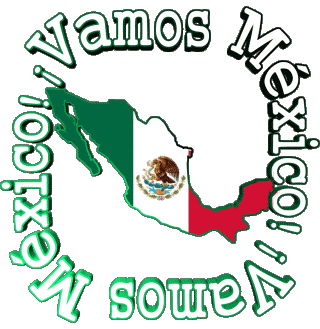 Bandera Vamos México Spanish Messages 