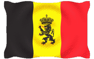 Welligkeit Belgien Europa Fahnen 