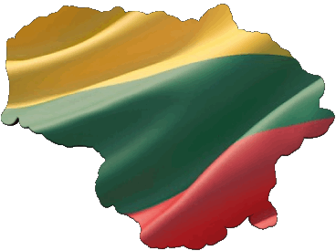 Carte Lituanie Europe Drapeaux 