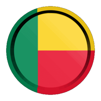Rond - Anneaux Benin Afrique Drapeaux 