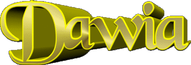 Dawia D WEIBLICH - Maghreb Muslim Vorname 