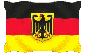 Ondulation Allemagne Europe Drapeaux 