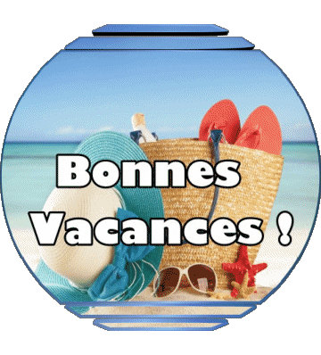 02 Transparent Background Bonnes Vacances French Messages 