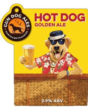 Hot dog Golden ale-Hot dog Golden ale Gun Dogs Ales UK Beers Drinks 