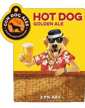 Hot dog Golden ale-Hot dog Golden ale Gun Dogs Ales UK Cervezas Bebidas 