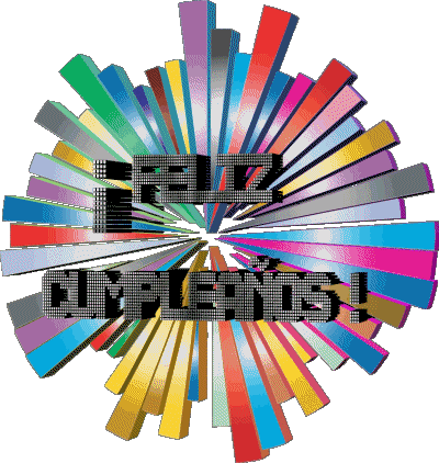 007 Fondo transparente Abstracto - Geométrico Feliz Cumpleaños Español Mensajes 