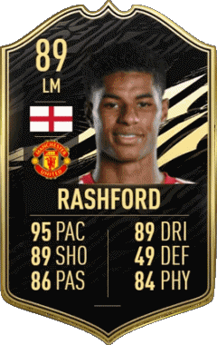 Marcus Rashford England F I F A - Card Players Video Games Multi Media 