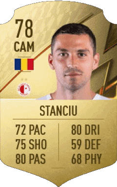 Nicolae Stanciu Romania F I F A - Giocatori carte Videogiochi Multimedia 