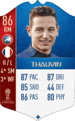Florian Thauvin Frankreich F I F A - Karten Spieler Videospiele Multimedia 