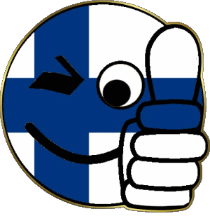Smiley - OK Finlandia Europa Banderas 