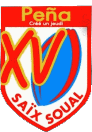 Peña Saïx Soual XV Dept 81 Rugby Club Francia Logo Sportivo 