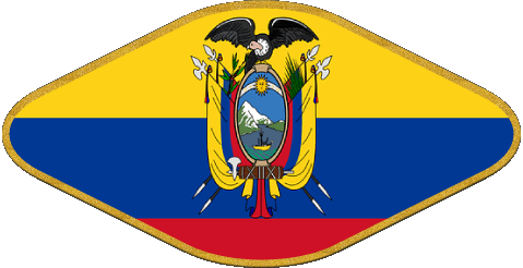 Oval 02 Colombia America Flags 