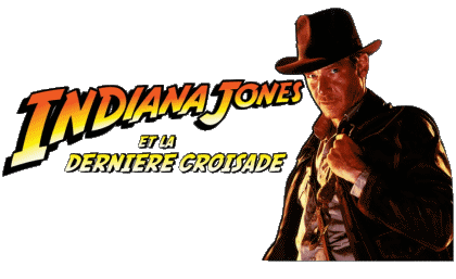 Logo Français et la Dernière croisade Indiana Jones Cinéma International Multi Média 
