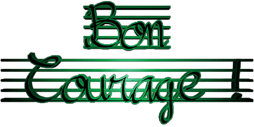 01 Bon Courage Francese Messagi 