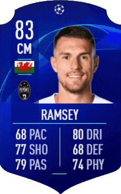 Aaron Ramsey Wales F I F A - Karten Spieler Videospiele Multimedia 