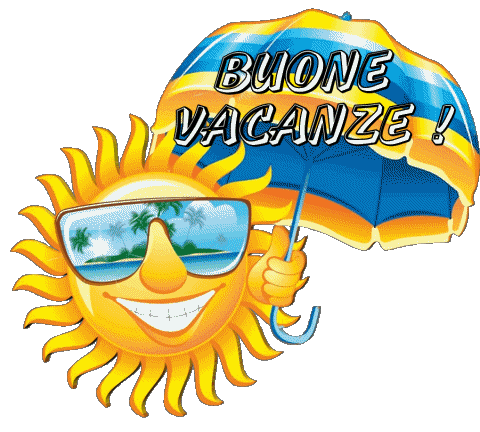 15 Sfondo trasparente Buone Vacanze Italiano Messagi 