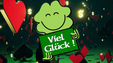 003 Fondo animado Viel Glück Alemán Mensajes 