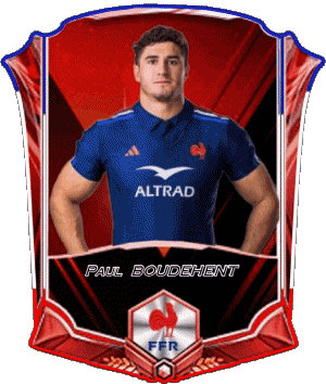 Paul BOUDEHENT Team 2025 France Rugby - Players Sports 