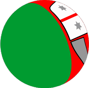 Sfera - Cubo Liguria Italia Europa Bandiere 