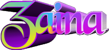 Zaina Z FEMININE - Maghreb Muslim First Names 