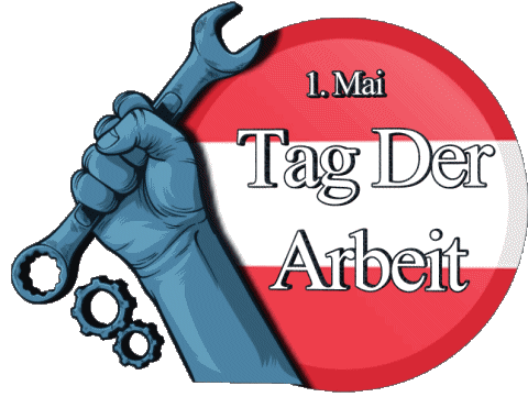 Tag Der Arbeit - Österreich 1. Mai Tedesco Messagi 