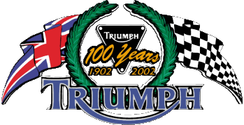 2002-2002 Logo Triumph MOTOS Transports 