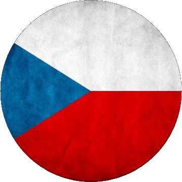 Rond Tchéquie Europe Drapeaux 